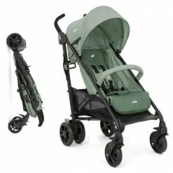 Flash Sale 🔥 Joie Reisebuggy Brisk XL bis 22 kg belastbar mit Liegefunktion & Einhand-Faltung - Laurel - Collection 2022 ⭐