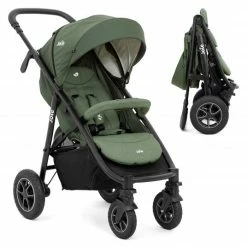 Buy 👍 Joie Buggy & Sportwagen Litetrax 4 DLX Air mit Luftreifen, Teleskopschieber, Regenschutz bis 22 kg belastbar - Moss - Collection 2022 🌟