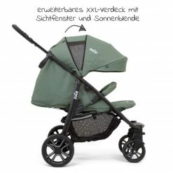 Flash Sale 🤩 Joie Buggy & Sportwagen Litetrax 4 DLX mit Luftreifen, Teleskopschieber, Regenschutz bis 22 kg belastbar - Laurel - Collection 2022 🧨 -Pushchairs Shop joie buggy sportwagen litetrax 4 dlx mit luftreifen teleskopschieber regenschutz bis 22 kg belastbar laurel s1112vclrl000 d3