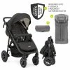 Best Sale 🔔 Joie Buggy & Sportwagen Mytrax Flex bis 22 kg belastbar-mit Komfort-Federung, Regenschutz, Fußsack & Handmuff - Pavement - Collection 2022 ⭐
