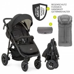 Best Sale 🔔 Joie Buggy & Sportwagen Mytrax Flex bis 22 kg belastbar-mit Komfort-Federung, Regenschutz, Fußsack & Handmuff - Pavement - Collection 2022 ⭐