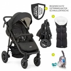 Flash Sale 🌟 Joie Buggy & Sportwagen Mytrax Flex mit Komfort-Federung,Fußsack Therma bis 22 kg belastbar & XXL Zubehörpaket - Pavement - Collection 2022 🤩