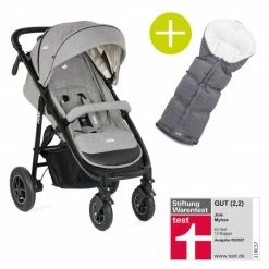 Discount 🛒 Joie Buggy & Sportwagen Mytrax mit Luftreifen, Getränkehalter, Regenschutz inkl. Fußsack Therma - Gray Flannel - Collection 2022 ❤️