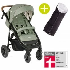 Cheapest ✔️ Joie Buggy & Sportwagen Mytrax mit Luftreifen, Getränkehalter, Regenschutz inkl. Fußsack Therma - Laurel - Collection 2022 👏