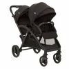 Discount 🔥 Joie Geschwisterwagen Evalite Duo inkl. Regenschutz - Coal - Collection 2022 🔔