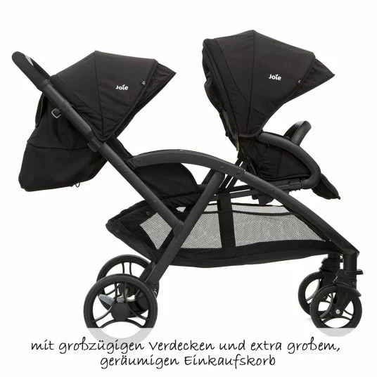 Discount 🔥 Joie Geschwisterwagen Evalite Duo inkl. Regenschutz - Coal - Collection 2022 🔔 6 Discount 🔥 Joie Geschwisterwagen Evalite Duo inkl. Regenschutz - Coal - Collection 2022 🔔 - Image 4