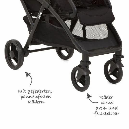 Discount 🔥 Joie Geschwisterwagen Evalite Duo inkl. Regenschutz - Coal - Collection 2022 🔔 7 Discount 🔥 Joie Geschwisterwagen Evalite Duo inkl. Regenschutz - Coal - Collection 2022 🔔 - Image 5