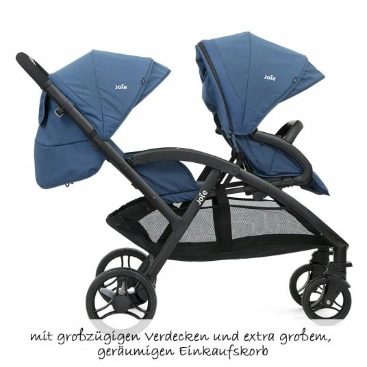 New 😉 Joie Geschwisterwagen Evalite Duo inkl. Regenschutz - Deep Sea - Collection 2022 🧨 6 New 😉 Joie Geschwisterwagen Evalite Duo inkl. Regenschutz - Deep Sea - Collection 2022 🧨 - Image 4