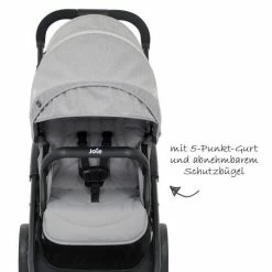 Discount 😍 Joie Geschwisterwagen Evalite Duo inkl. Regenschutz - Gray Flannel - Collection 2022 ✨ -Pushchairs Shop joie geschwisterwagen evalite duo inkl regenschutz gray flannel s1424abgfl000 d2