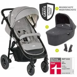 Best reviews of ✨ Joie Kombi-Kinderwagen Mytrax mit Luftreifen, Babywanne, Adapter & Zubehör Paket - Gray Flannel - Collection 2022 😉