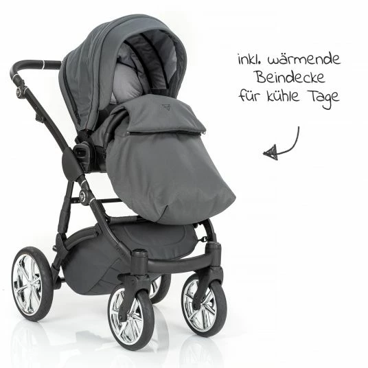 Brand new 🎁 Junama 2in 1 Kombi-Kinderwagen-Set Termo Line Tex inkl. Babywanne, Sportsitz,Wickeltasche & Regenschutz - Grau - Collection 2022 💯 8 Brand new 🎁 Junama 2in 1 Kombi-Kinderwagen-Set Termo Line Tex inkl. Babywanne, Sportsitz,Wickeltasche & Regenschutz - Grau - Collection 2022 💯 - Image 6