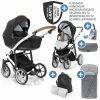 Cheapest ⌛ Junama 2in1 Kombikinderwagen-Set Space inkl.- Babywanne, Sportsitz, Wickeltasche, Fußsack & Handmuff - Schwarz - Collection 2022 😉 -Pushchairs Shop junama 2in1 kombikinderwagen set space inkl babywanne sportsitz wickeltasche fusssack handmuff schwarz set 646 d0