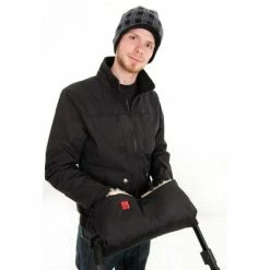 Promo 🥰 Kaiser Lambskin Hand Warmer Big Double - Black 🤩