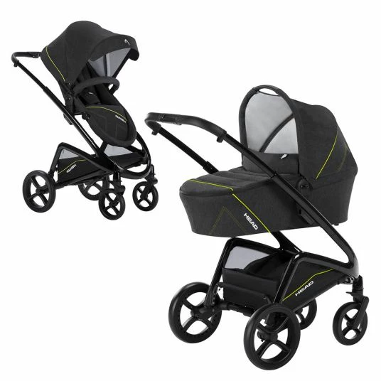 Best deal 🤩 Knorr Baby Kombi-Kinderwagen Head Sport - Darkgrey-Yellow 🤩 3 Best deal 🤩 Knorr Baby Kombi-Kinderwagen Head Sport - Darkgrey-Yellow 🤩