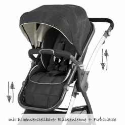 Best reviews of 🥰 Knorr Baby Yuu combination pushchair incl. diaper bag - Melange anthracite 👏 -Pushchairs Shop knorr baby kombi kinderwagen yuu melange anthrazit 800910 d4