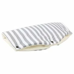 Wholesale ✔️ Kraftkids Handwärmer / Handmuff für Kinderwagen & Buggy - Streifen - Grau 🔔