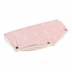 Best deal 😀 Kraftkids Kinderwagenmuff - mit Diamantenkontur - Altrosa ⭐