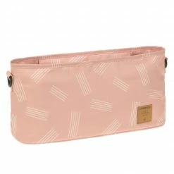 New 😍 Lässig Kinderwagentasche Buggy Organizer - Soft Stripes - Rose ❤️
