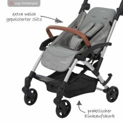 Wholesale 😀 Maxi-Cosi Buggy Laika - Sparkling Grey ✔️ -Pushchairs Shop maxi cosi buggy laika sparkling grey 1232956110 d2