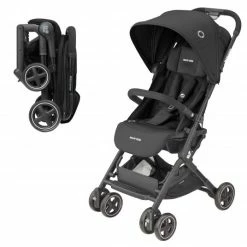 Flash Sale 🌟 Maxi-Cosi Buggy & Reisebuggy Lara² mit Automatik-Faltung, Liegeposition, bis 22 kg, nur 6,3 kg - Essential Black - Collection 2022 ✨