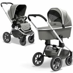 Flash Sale 💯 Moon 2in1 Kombi-Kinderwagen Resea S Basic mit Sportsitz, Babywanne - bis 22 kg - Shadow Melange - Collection 2022 🥰