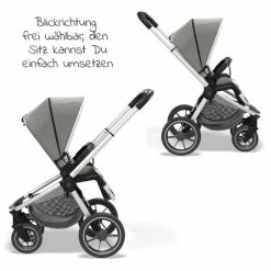 Flash Sale 💯 Moon 2in1 Kombi-Kinderwagen Resea S Basic mit Sportsitz, Babywanne - bis 22 kg - Shadow Melange - Collection 2022 🥰 -Pushchairs Shop moon 2in1 kombi kinderwagen resea s basic mit sportsitz babywanne bis 22 kg shadow melange 63 940 500 404 d4