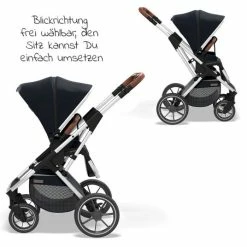 Cheap 😉 Moon 2in1 Kombi-Kinderwagen Rocca Basic mit Sportsitz, Babywanne - bis 22 kg - Navy - Collection 2022 🌟 -Pushchairs Shop moon 2in1 kombi kinderwagen rocca basic mit sportsitz babywanne bis 22 kg navy 63 960 600 403 d4