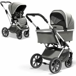 Top 10 🥰 Moon 2in1 Kombi-Kinderwagen Rocca Basic mit Sportsitz, Babywanne - bis 22 kg - Shadow - Collection 2022 👍