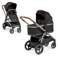 Outlet 🤩 Peg Perego Kinder-Kombiwagen Ypsi Combi - Ebony 💯