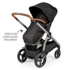 Outlet 🤩 Peg Perego Kinder-Kombiwagen Ypsi Combi - Ebony 💯 -Pushchairs Shop peg perego kombi kinderwagen ypsi combi ebony kycx12ebon d2