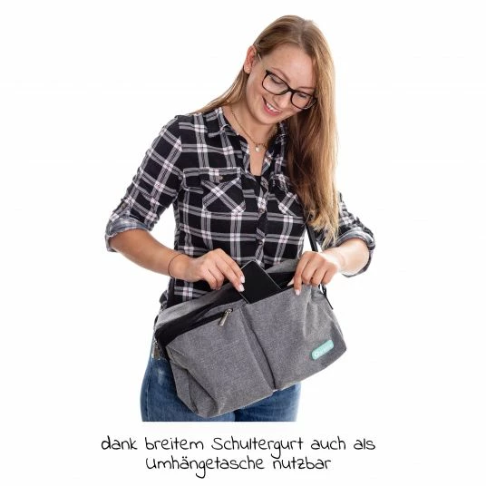 Discount 😉 Qeridoo Qeridoo Tasche Organizer für den Schiebergriff - Grau - Collection 2022 🔔 8 Discount 😉 Qeridoo Qeridoo Tasche Organizer für den Schiebergriff - Grau - Collection 2022 🔔 - Image 6
