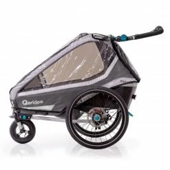 Discount 🤩 Qeridoo Regenschutz für Fahrradanhänger Kidgoo 1 - Collection 2022 😍
