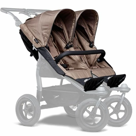 Budget 😍 TFK 2 Sportsitze für Duo - XXL Komfort-Sitz inkl. Wetterschutz für Kinder bis 45 kg - Braun - Collection 2022 👍 3 Budget 😍 TFK 2 Sportsitze für Duo - XXL Komfort-Sitz inkl. Wetterschutz für Kinder bis 45 kg - Braun - Collection 2022 👍