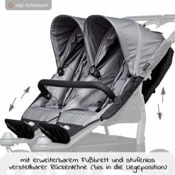 Promo ❤️ TFK 2 Sportsitze für Duo - XXL Komfort-Sitz inkl. Wetterschutz für Kinder bis 45 kg - Glow in the Dark - Collection 2022 💯 -Pushchairs Shop tfk 2 sportsitze fur duo xxl komfort sitz inkl wetterschutz fur kinder bis 45 kg glow in the dark t d1 s gid d2