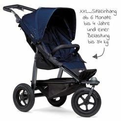 Budget 😉 TFK Buggy & Sportkinderwagen Mono mit Luftreifen inkl. Sportsitz bis 34 kg + XXL-Zamboo Zubehörpaket - Marine - Collection 2022 🎁 -Pushchairs Shop tfk buggy sportkinderwagen mono mit luftreifen inkl sportsitz bis 34 kg xxl zamboo zubehorpaket marine t m1 fa s 334 zamboo zubehor d3