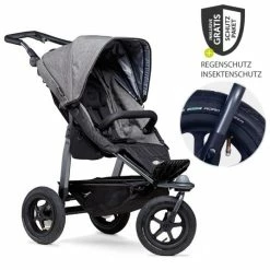 Brand new 🎁 TFK Buggy & Sportkinderwagen Mono mit Luftreifen inkl. Sportsitz bis 34 kg + XXL-Zamboo Zubehörpaket - Premium Grau - Collection 2022 😀