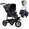 Buy ⌛ TFK Buggy & Sportkinderwagen Mono mit Luftreifen inkl. Sportsitz bis 34 kg + XXL-Zamboo Zubehörpaket - Schwarz - Collection 2022 😀