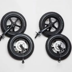 Buy 💯 TFK Ersatzrad-Set für Duo Geschwister- & Zwillingswagen - Lufträder mit Schwalbe Reifen - 4-teilig - Collection 2022 😉