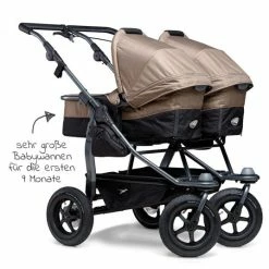 Best deal 👏 TFK Geschwister- & Zwillingskinderwagen Duo mit Luftreifen - 2x Kombi-Einheit (Wanne+Sitz) + XXL Zamboo Zubehör - Braun - Collection 2022 ⌛ 11 Best deal 👏 TFK Geschwister- & Zwillingskinderwagen Duo mit Luftreifen - 2x Kombi-Einheit (Wanne+Sitz) + XXL Zamboo Zubehör - Braun - Collection 2022 ⌛ -Pushchairs Shop tfk geschwister zwillingskinderwagen duo mit luftreifen 2x kombi einheit wanne sitz xxl zamboo zubehor braun t d1 fa 2x k327 zamboo zubehor d3
