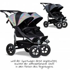 Cheap ⭐ TFK Geschwister- & Zwillingsportwagen Duo mit Luftreifen - 2x Sportsitze bis 45 kg + XXL Zamboo Zubehör - Glow in the Dark - Collection 2022 🥰 -Pushchairs Shop tfk geschwister zwillingsportwagen duo mit luftreifen 2x sportsitze bis 45 kg xxl zamboo zubehor glow in the dark t d1 fa s gid zamboo zubehor d4