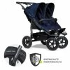 Promo 💯 TFK Geschwister- & Zwillingsportwagen Duo mit Luftreifen - 2x Sportsitze bis 45 kg + XXL Zamboo Zubehör - Marine - Collection 2022 🎉 -Pushchairs Shop tfk geschwister zwillingsportwagen duo mit luftreifen 2x sportsitze bis 45 kg xxl zamboo zubehor marine t d1 fa s 334 zamboo zubehor d0