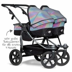 New 😀 TFK Geschwister- & Zwillingswagen Duo mit Luftkammerreifen - 2x Kombi-Einheit (Wanne+Sitz) + XXL Zubehör - Glow in the Dark - Collection 2022 👍 -Pushchairs Shop tfk geschwister zwillingswagen duo mit luftkammerreifen 2x kombi einheit wanne sitz xxl zubehor glow in the dark t d1 fe k2 gid zamboo zubehor d5