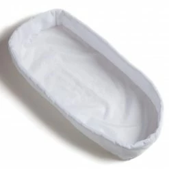 Budget 😀 TFK Innenbezug für Mono Kombi-Einheit (Babywanne + Sitz) - Weiß - Collection 2022 🔥