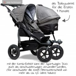 Deals ❤️ TFK Kombi-Einheit (1 x Wanne & Sitz) für Duo - Glow in the Dark - Collection 2022 🎁 -Pushchairs Shop tfk kombi einheit 1 x wanne sitz fur duo glow in the dark t d1 k gid d2