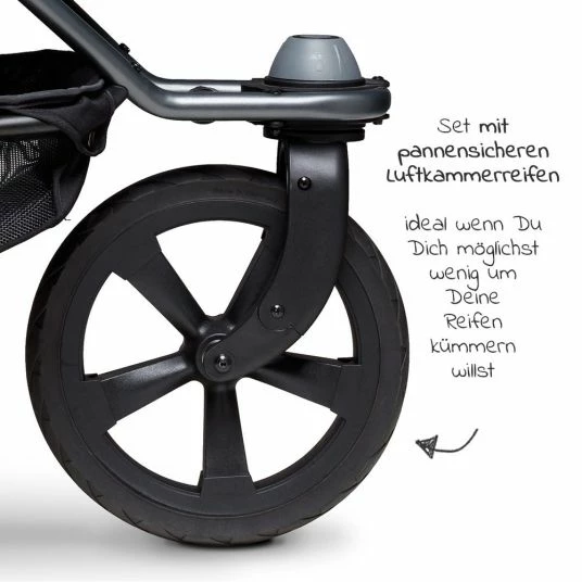 Outlet 🎉 TFK Kombi-Kinderwagen Mono mit Luftkammerreifen - inkl. Kombi-Einheit (Babywanne+Sitz) und XXL-Zamboo Zubehörpaket - Marine - Collection 2022 🤩 4 Outlet 🎉 TFK Kombi-Kinderwagen Mono mit Luftkammerreifen - inkl. Kombi-Einheit (Babywanne+Sitz) und XXL-Zamboo Zubehörpaket - Marine - Collection 2022 🤩 - Image 2