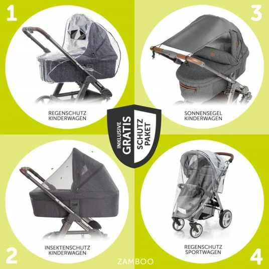 Outlet 🎉 TFK Kombi-Kinderwagen Mono mit Luftkammerreifen - inkl. Kombi-Einheit (Babywanne+Sitz) und XXL-Zamboo Zubehörpaket - Marine - Collection 2022 🤩 5 Outlet 🎉 TFK Kombi-Kinderwagen Mono mit Luftkammerreifen - inkl. Kombi-Einheit (Babywanne+Sitz) und XXL-Zamboo Zubehörpaket - Marine - Collection 2022 🤩 - Image 3