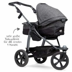 Deals 🛒 TFK Kombi-Kinderwagen Mono mit Luftkammerreifen und Kombi-Einheit (Babywanne+Sitz) + XXL-Zamboo Zubehörpaket - Anthrazit - Collection 2022 🔔 -Pushchairs Shop tfk kombi kinderwagen mono mit luftkammerreifen inkl kombi einheit babywanne sitz xxl zamboo zubehorpaket anthrazit t m1 fe k 411 zamboo zubehor d3