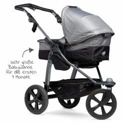 Cheapest 🤩 TFK Kombi-Kinderwagen Mono mit Luftkammerreifen - inkl. Kombi-Einheit (Babywanne + Sitz) + XXL-Zamboo Zubehörpaket - Grau - Collection 2022 ✔️ -Pushchairs Shop tfk kombi kinderwagen mono mit luftkammerreifen inkl kombi einheit babywanne sitz xxl zamboo zubehorpaket grau t m1 fe k 315 zamboo zubehor d3