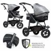 Best Pirce ✨ TFK Kombi-Kinderwagen Mono mit Luftreifen - inkl. Kombi-Einheit (Babywanne + Sitz) und XXL-Zamboo Zubehörpaket - Grau - Collection 2022 😉 -Pushchairs Shop tfk kombi kinderwagen mono mit luftreifen inkl kombi einheit babywanne sitz xxl zamboo zubehorpaket grau t m1 fa k 315 zamboo zubehor d0