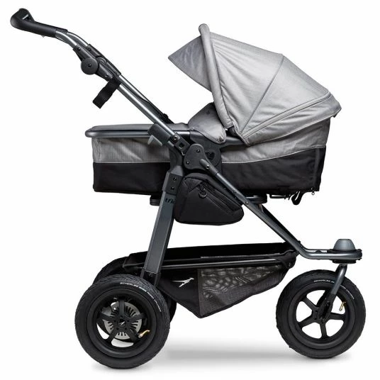 Best Pirce ✨ TFK Kombi-Kinderwagen Mono mit Luftreifen - inkl. Kombi-Einheit (Babywanne + Sitz) und XXL-Zamboo Zubehörpaket - Grau - Collection 2022 😉 8 Best Pirce ✨ TFK Kombi-Kinderwagen Mono mit Luftreifen - inkl. Kombi-Einheit (Babywanne + Sitz) und XXL-Zamboo Zubehörpaket - Grau - Collection 2022 😉 - Image 6